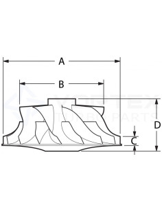 Compressor Wheel CW-T007