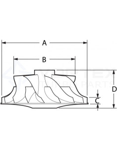 Compressor Wheel CW-G048 2
