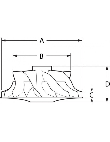 Compressor Wheel CW-K014