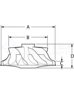 Compressor Wheel CW-K036
